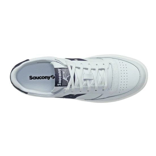 Saucony Dames/Dames Jazz Leren Cupsole Trainers (Wit, Marine) - Image 3