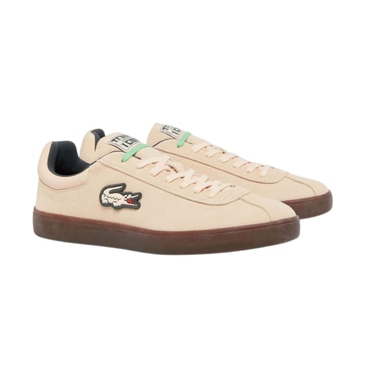 Lacoste Heren Baseshot Suède Trainers (Roze) - Image 5