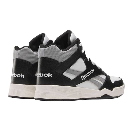 Reebok Kinderen/Kinderen BB 4500 Leren Trainers (Wit, Zwart) - Image 2