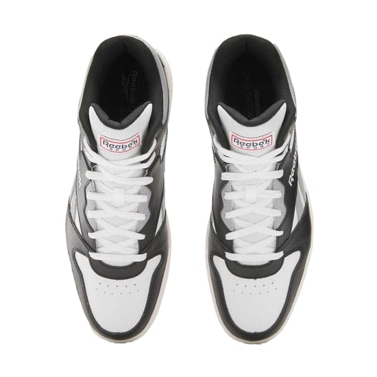 Reebok Kinderen/Kinderen BB 4500 Leren Trainers (Wit, Zwart) - Image 3