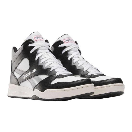 Reebok Kinderen/Kinderen BB 4500 Leren Trainers (Wit, Zwart) - Image 4