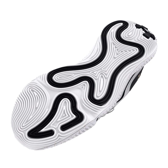 Under Armour Mens Spawn 6 Leather Basketball Basketball Shoes (White) - Image 4