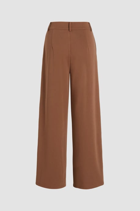 Hoge Taille Plissé Wijde Pantalon - Image 3