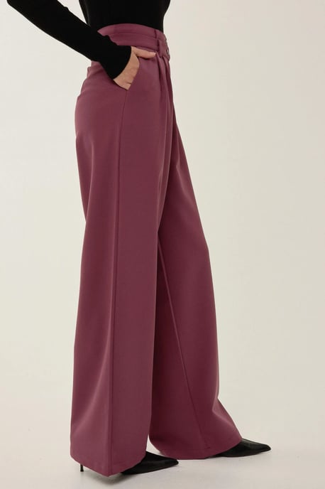 Wide Leg Double Waisted Pants - Image 3