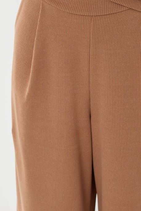 Brede Lange Broek met Elastische Taille - Image 5