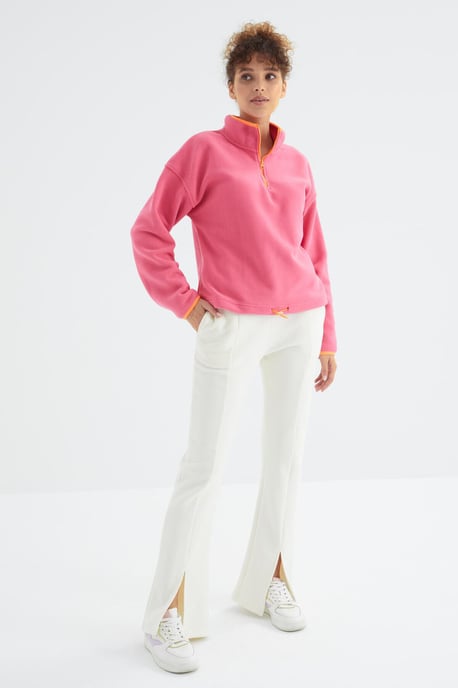 Dames Relaxed Rechte Sweaterbroek - Image 1