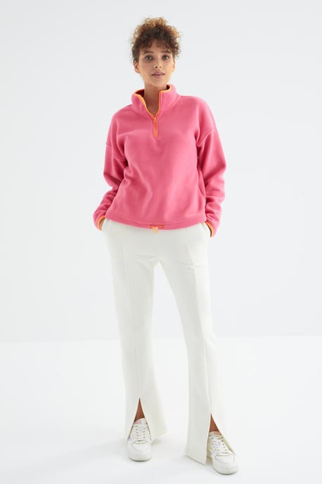 Dames Relaxed Rechte Sweaterbroek - Image 3