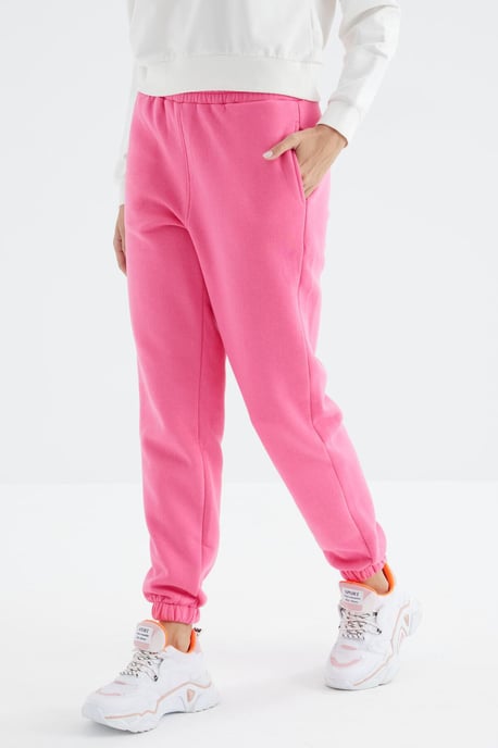 Dames High-Waist Fleece Jogger Sweatpants - Image 2