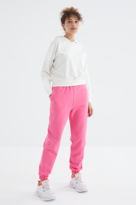 Dames High-Waist Fleece Jogger Sweatpants - Image 3