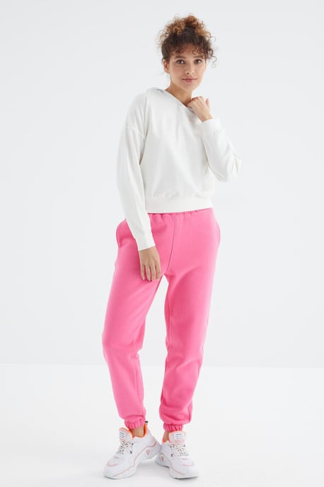 Dames High-Waist Fleece Jogger Sweatpants - Image 6