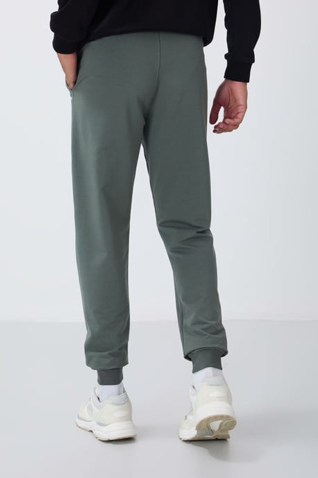 Heren Effen Fleece Joggingbroek - Image 5