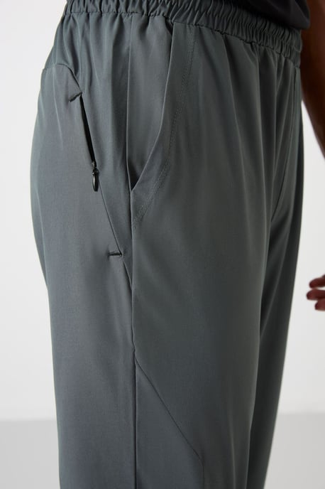 Herrens rakbeniga sömlösa sweatpants - Image 4