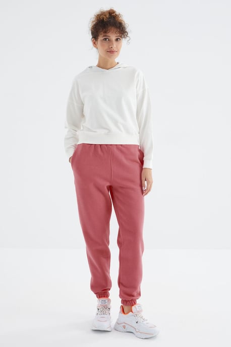 Dames Hoge Taille Fleece Joggingbroek - Image 3