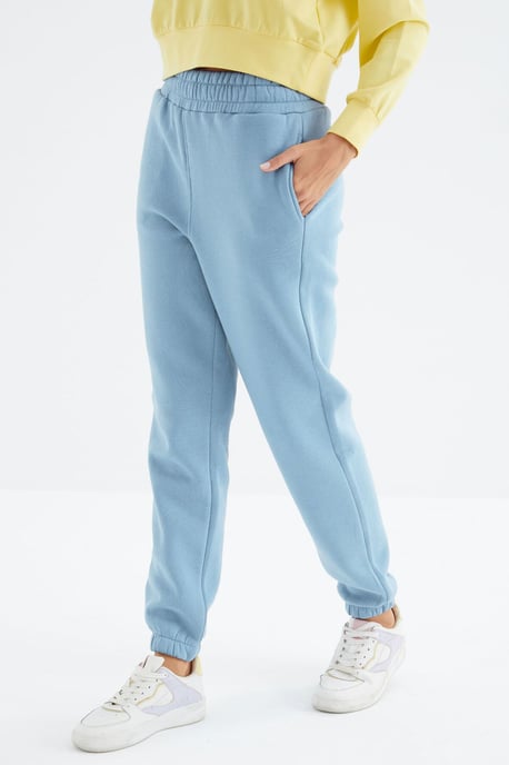Dames Hoge Taille Fleece Jogger Sweatpants - Image 2