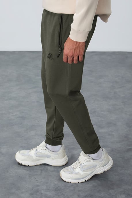 Herr Jogger Sweatpants med Dragkedjeficka - Image 3