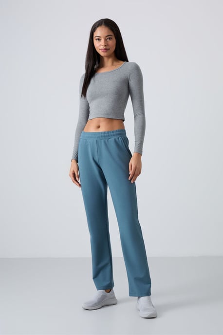 Dames Rechtemodel Fleece Joggingbroek - Image 1