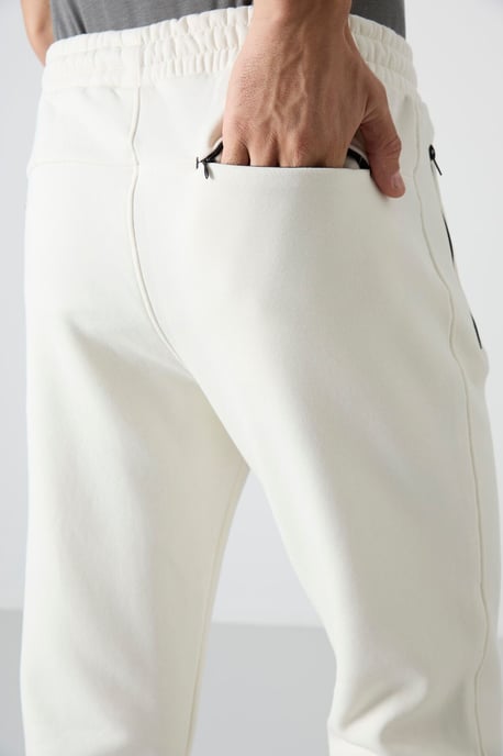 Heren Regular Fit Fleece Broek - Image 5