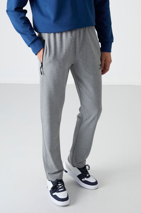 Heren Regular Fit Rechtesnit Sweaterbroek - Image 4
