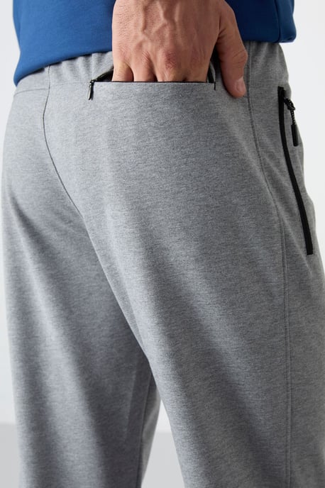 Heren Regular Fit Rechtesnit Sweaterbroek - Image 6