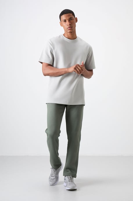 Heren Regular Fit Fleece Joggingbroek - Image 1