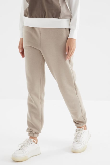 Dames High-Waist Fleece Jogger Sweatpants - Image 2