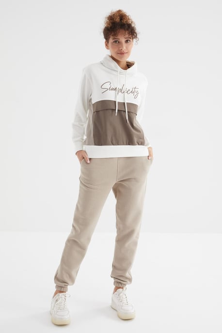 Dames High-Waist Fleece Jogger Sweatpants - Image 5