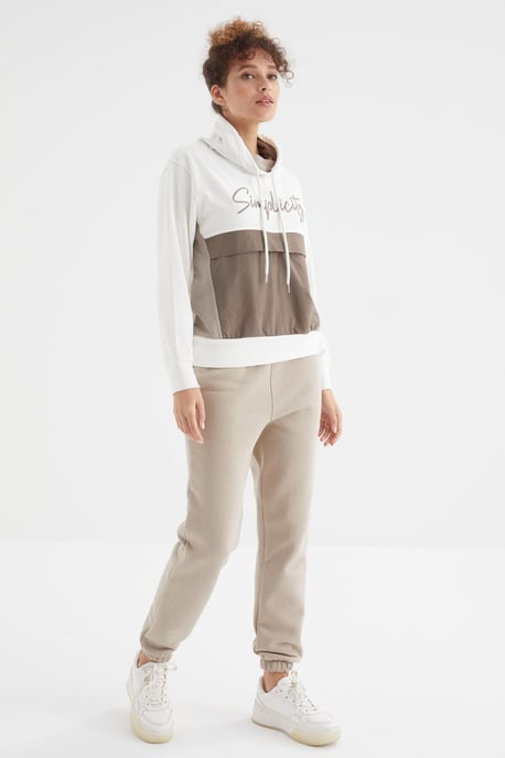 Dames High-Waist Fleece Jogger Sweatpants - Image 6