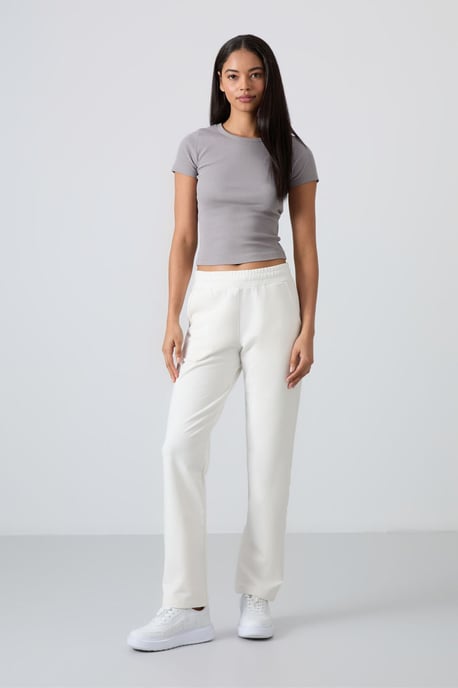 Dames Straight-Leg Fleece Joggingbroek - Image 2