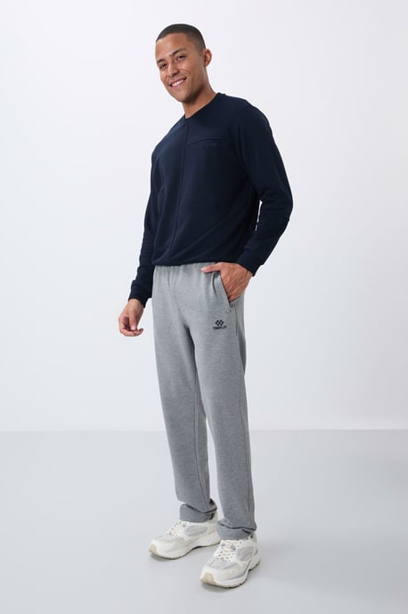 Heren Slim-fit Rechte Sweatloungebroek - Image 1