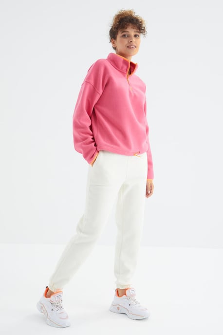 Dames Hoge Taille Fleece Joggingbroek - Image 5