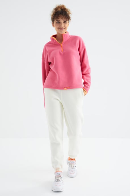 Dames Hoge Taille Fleece Joggingbroek - Image 6
