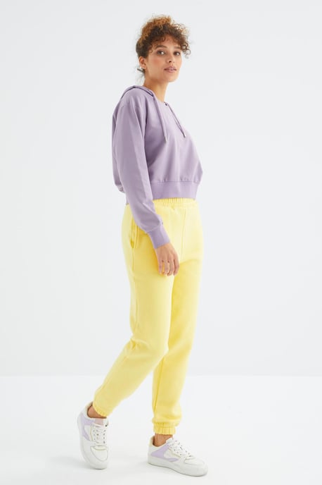 Vrouwen Hoge Taille Fleece Joggingbroek - Image 1