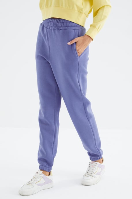 Dames Hoge Taille Fleece Joggingbroek - Image 2
