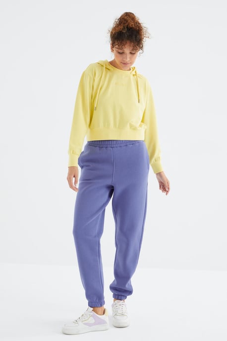 Dames Hoge Taille Fleece Joggingbroek - Image 3