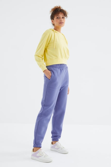 Dames Hoge Taille Fleece Joggingbroek - Image 6