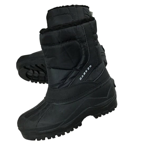 Dare 2B Childrens/Kids Zeppa Junior Waterproof Snow Boots (Black) - Image 3