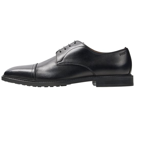 Boss Heren Leren Derby Schoenen (Zwart) - Image 2