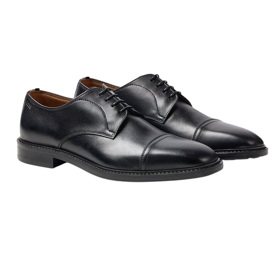 Boss Heren Leren Derby Schoenen (Zwart) - Image 5