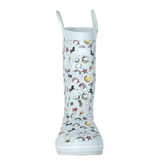 Trespass Childrens/Kids Starryton Unicorn Wellington Boots (Mint) - Image 6