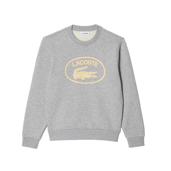 Lacoste Womens/Ladies Organic Cotton Loose Fit Sweatshirt (Grey) - Image 2
