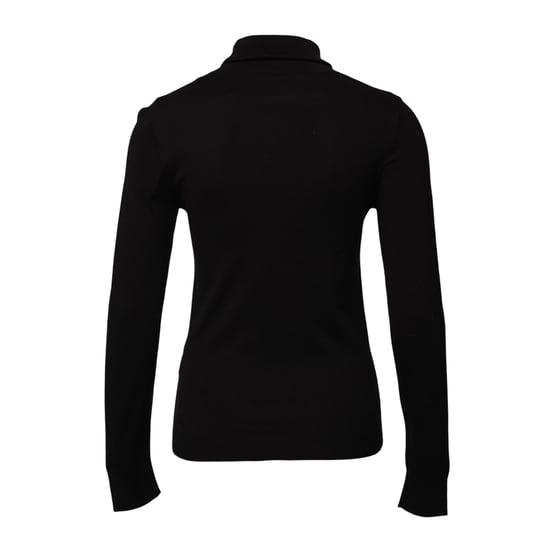 Diesel Dames/Dames Sweatshirt met Schildpadhals en Lange Mouwen (Zwart) - Image 2