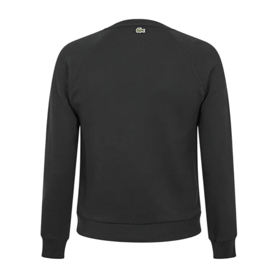 Lacoste Dames/Dames Geborduurd Logo Relaxed Fit Sweatshirt (Zwart) - Image 3