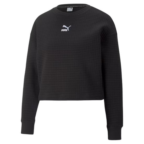 Under Armour Dames/Dames Unstoppable Quilted Drop Shoulder Regular Trui met lange mouwen (Zwart) - Image 1