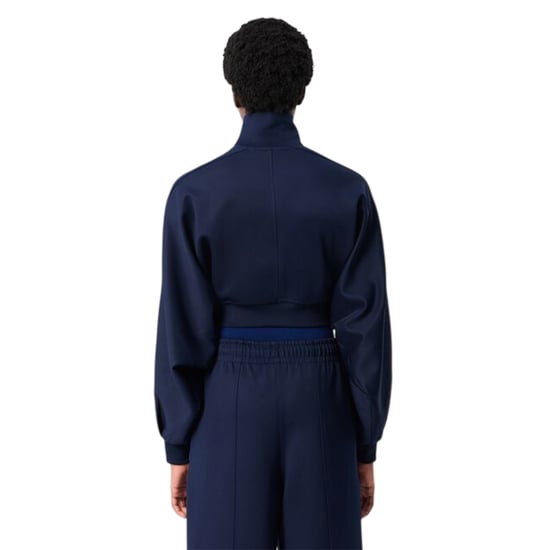 Lacoste Dames/Dames Sweatshirt met volledige rits (Marine) - Image 2