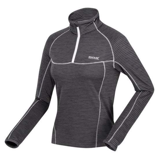 Regatta Dames/Dames Yonder Raglan Sweatshirt met lange mouwen (Afdichting Grijs/Wit) - Image 3