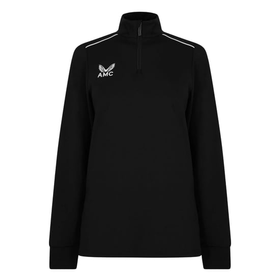 Castore Womens/Ladies AMC Long-Sleeved Sweatshirt (Black) - Image 1