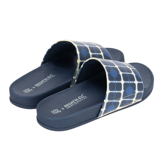 Regatta Dames/Dames Orla Kiely Giant Poppy Sliders (Marine) - Image 2