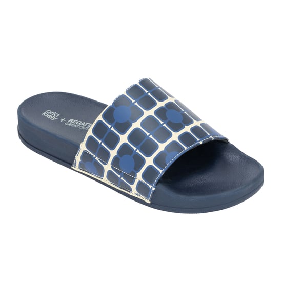 Regatta Dames/Dames Orla Kiely Giant Poppy Sliders (Marine) - Image 4