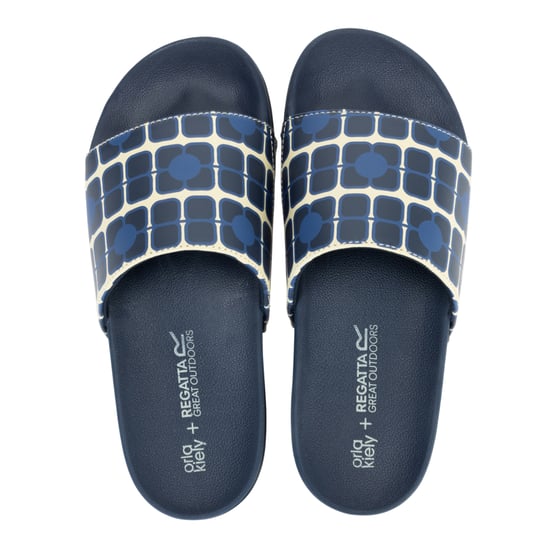Regatta Dames/Dames Orla Kiely Giant Poppy Sliders (Marine) - Image 5