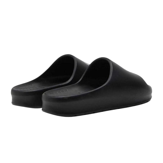 Lacoste Mens Serve Crocodile Holiday Sliders (Grey) - Image 2